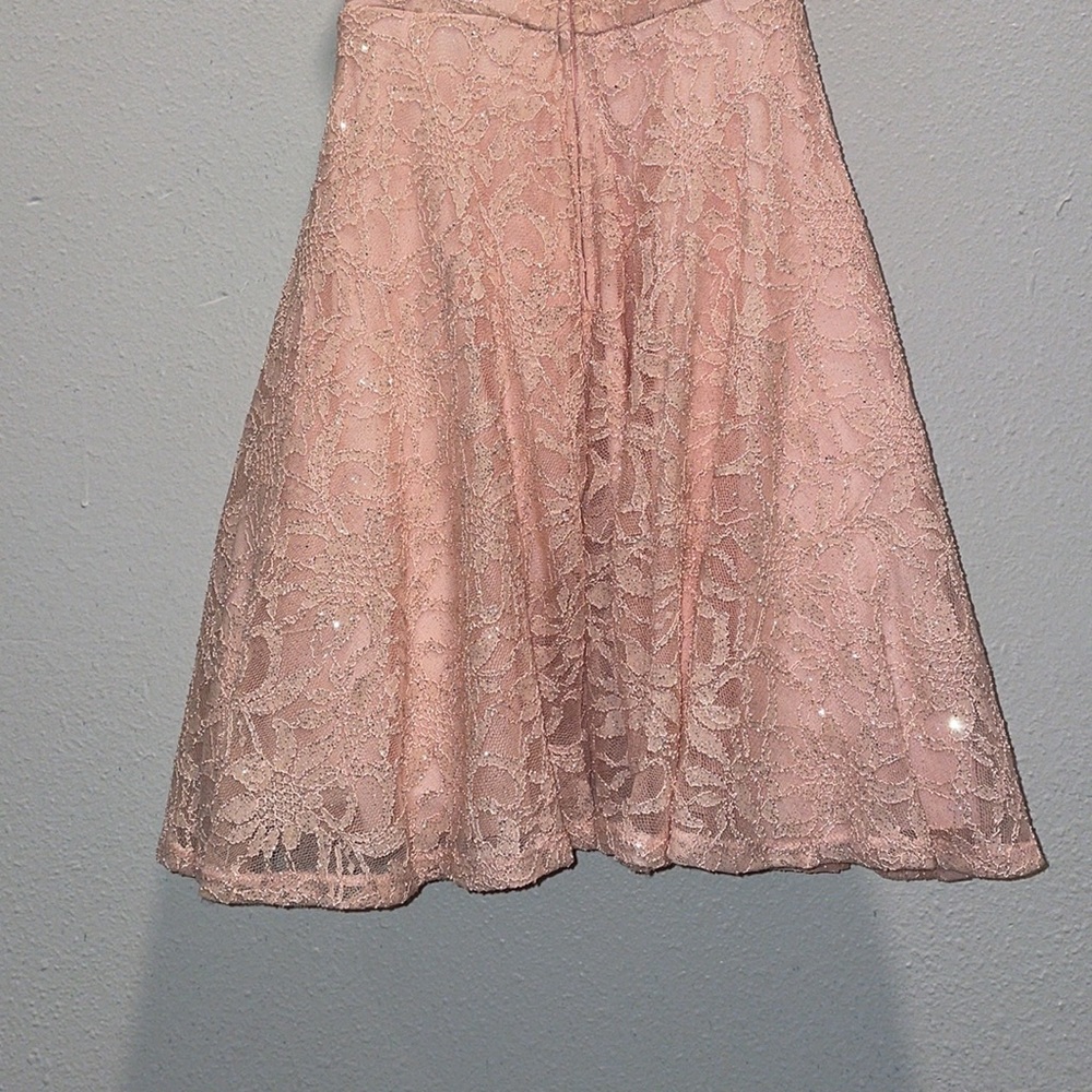 Camille La Vie Sequin Formal Pink Dress Size 1/2 - Picture 8 of 12